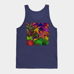 Tropical Leaf Tank Top